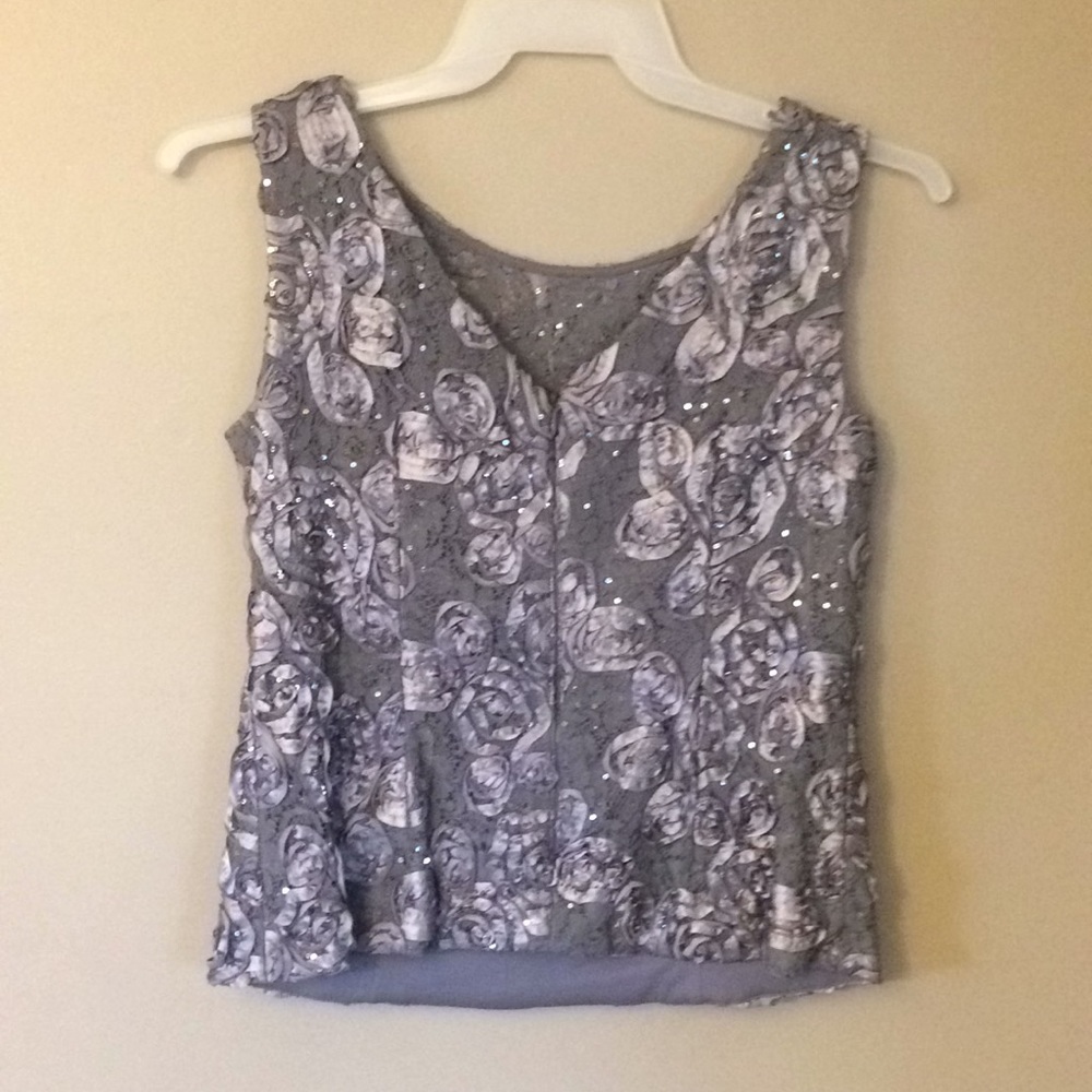 Floral laced shirt